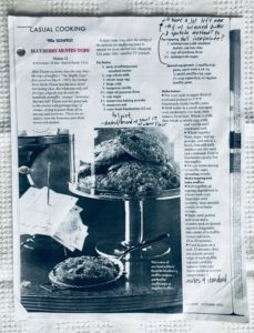 Blueberry Muffin Recipe - Gourmet Magazine, September 2003