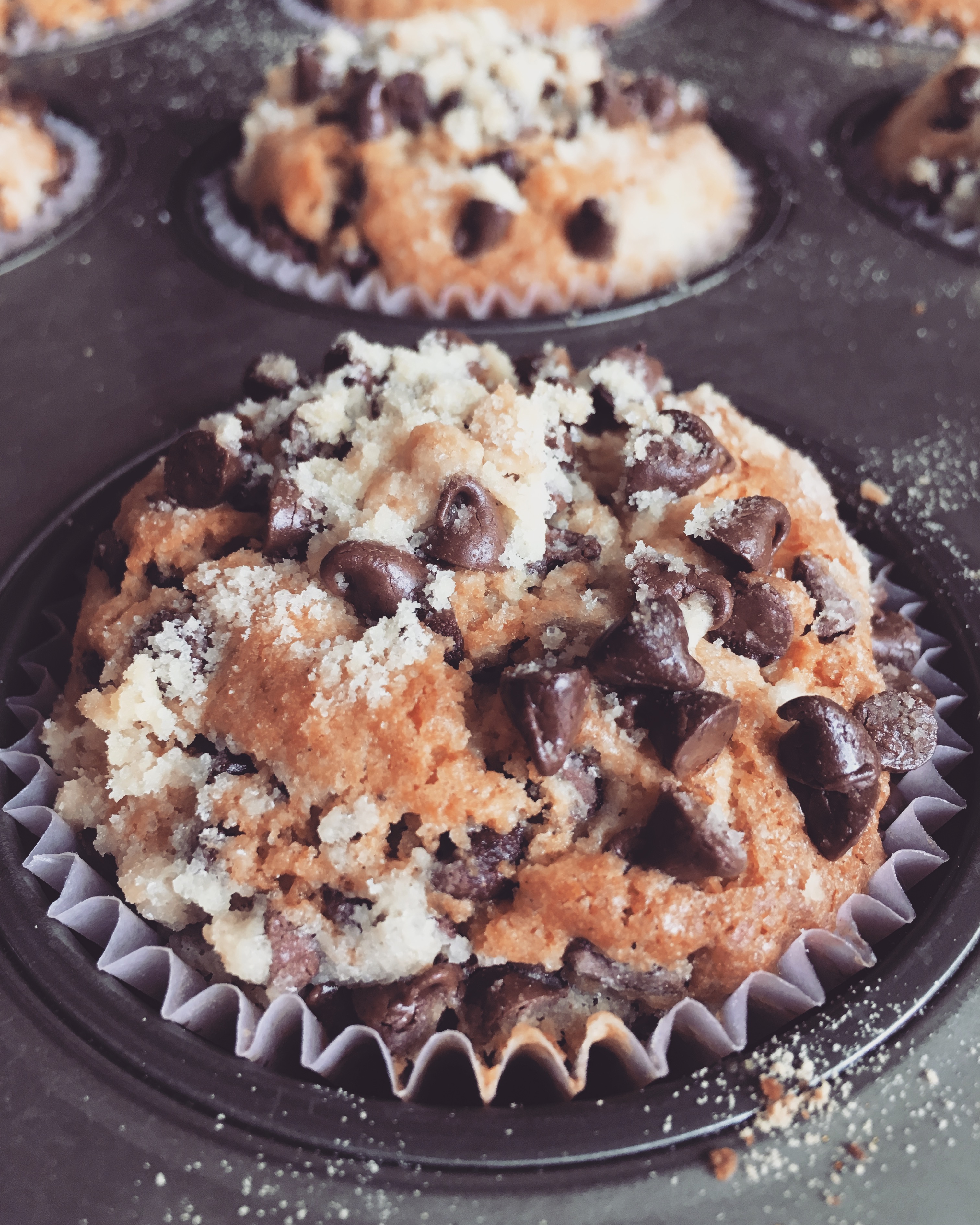 Brown Butter Chocolate Chip Muffins