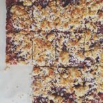 Oatmeal Raspberry Bars with Toasted Coconut