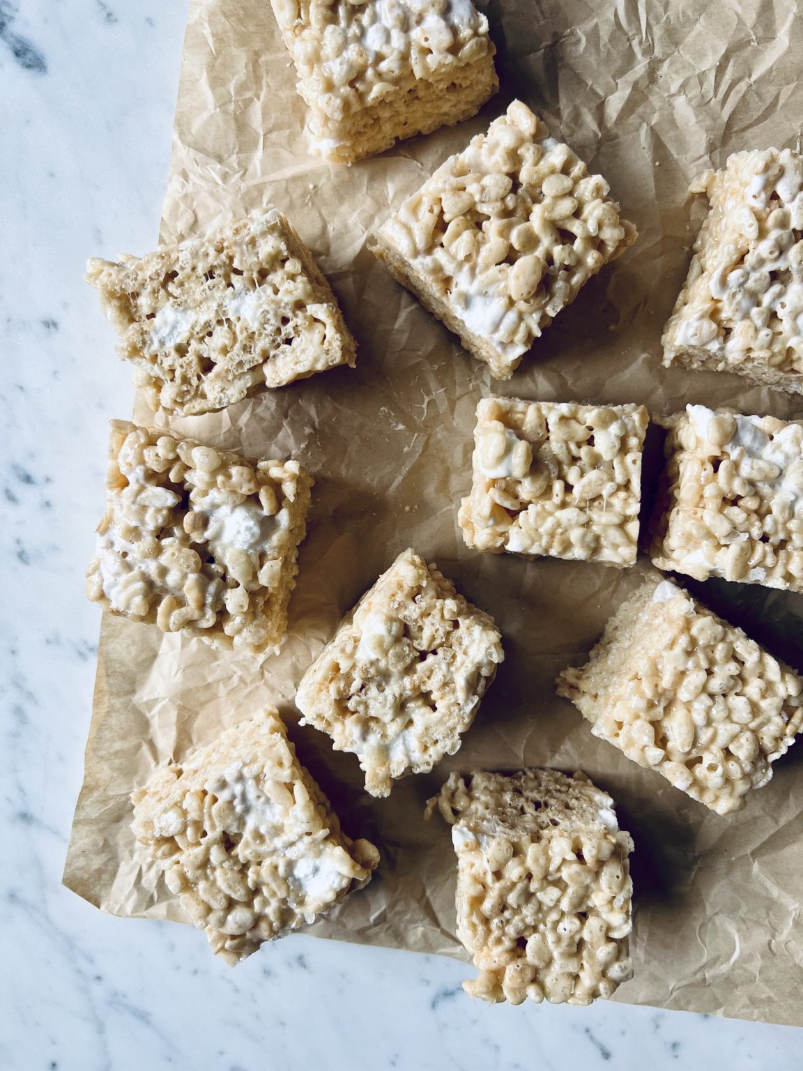 Very Vanilla Salted Brown Butter Rice Krispies Treats | Bake it Write