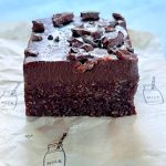 Chocolate Frosted No-Bake Brownies