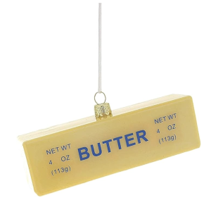 Cody Foster Glass Blown Butter Ornament